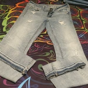American Eagle hi wasted jeans